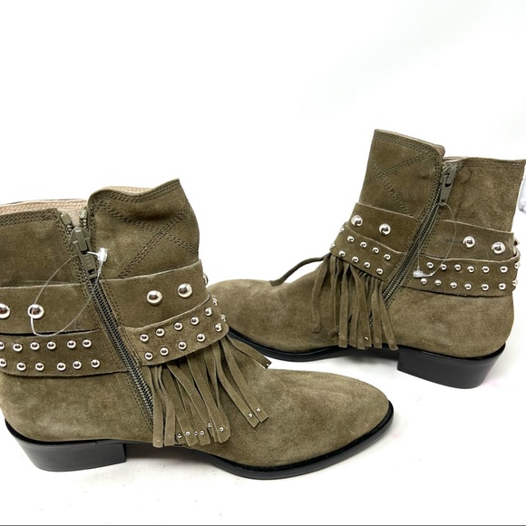 New Toral Revolve olive green suede boots size 37 - Picture 5 of 8